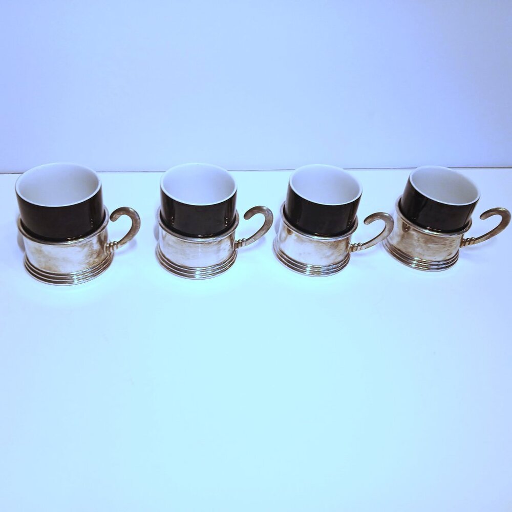 Authentic Vintage TOGNANA DEMITASSE CUPS - Set of 4